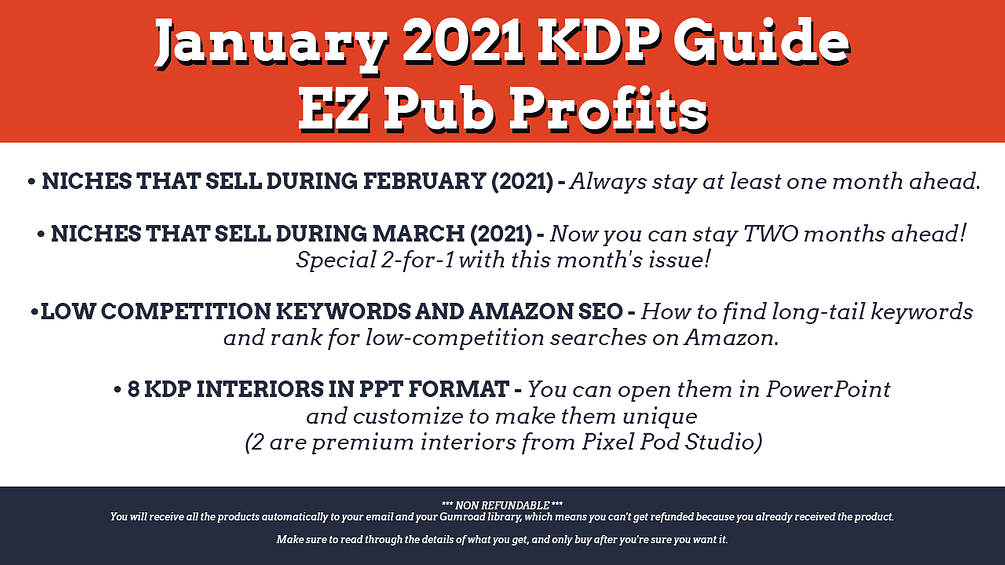 January 2021 KDP Guide